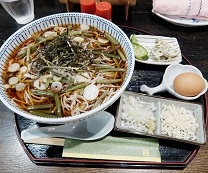 古民家茶屋 木乃葉　山菜とろろそば大盛り