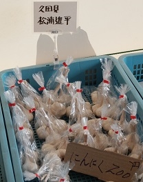 しおなみ山の直売所　にんにく