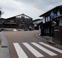 岩村城下町　遠見遮断