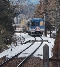 明知鉄道 花白温泉駅