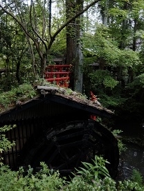 恵那ラヂウム温泉館　庭