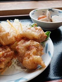 お食事処ほほえみ ゆずからあげ定食